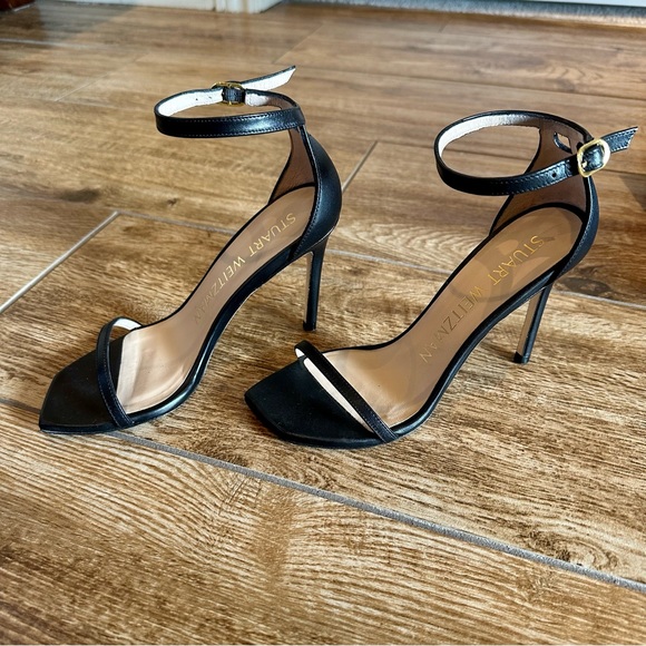 Stuart Weitzman Nudistcurve 100 Sandal, size 5.5 - Picture 2 of 8